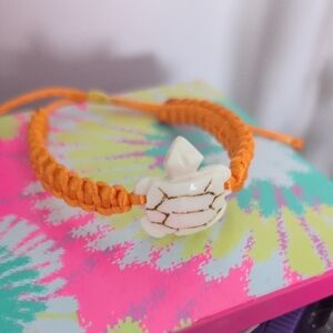 Orange Turtle Bracelet